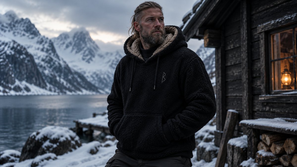 Sherpa Hoodies for Cold Weather: Warmth, Layering, and Norse Style