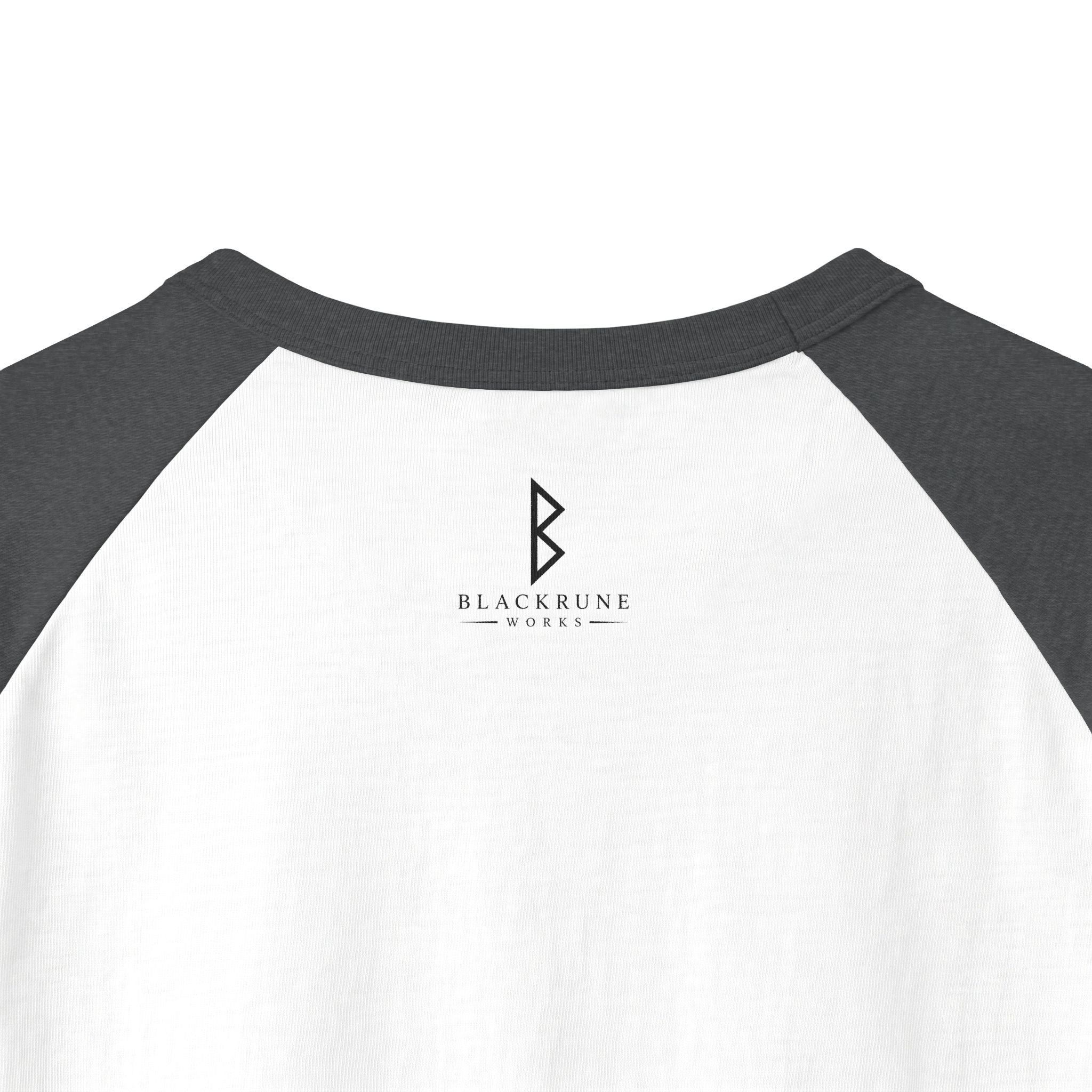 Aurora Eternal Love Rune Raglan Shirt | Norse Viking 3/4 Sleeve | Black Rune Works