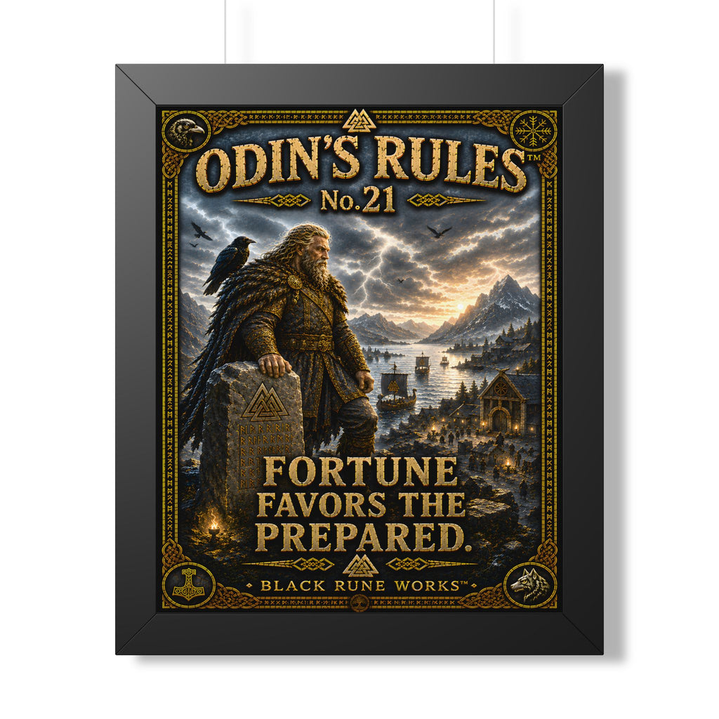 ODIN'S RULES™ No. 21 FORTUNE FAVORS THE PREPARED