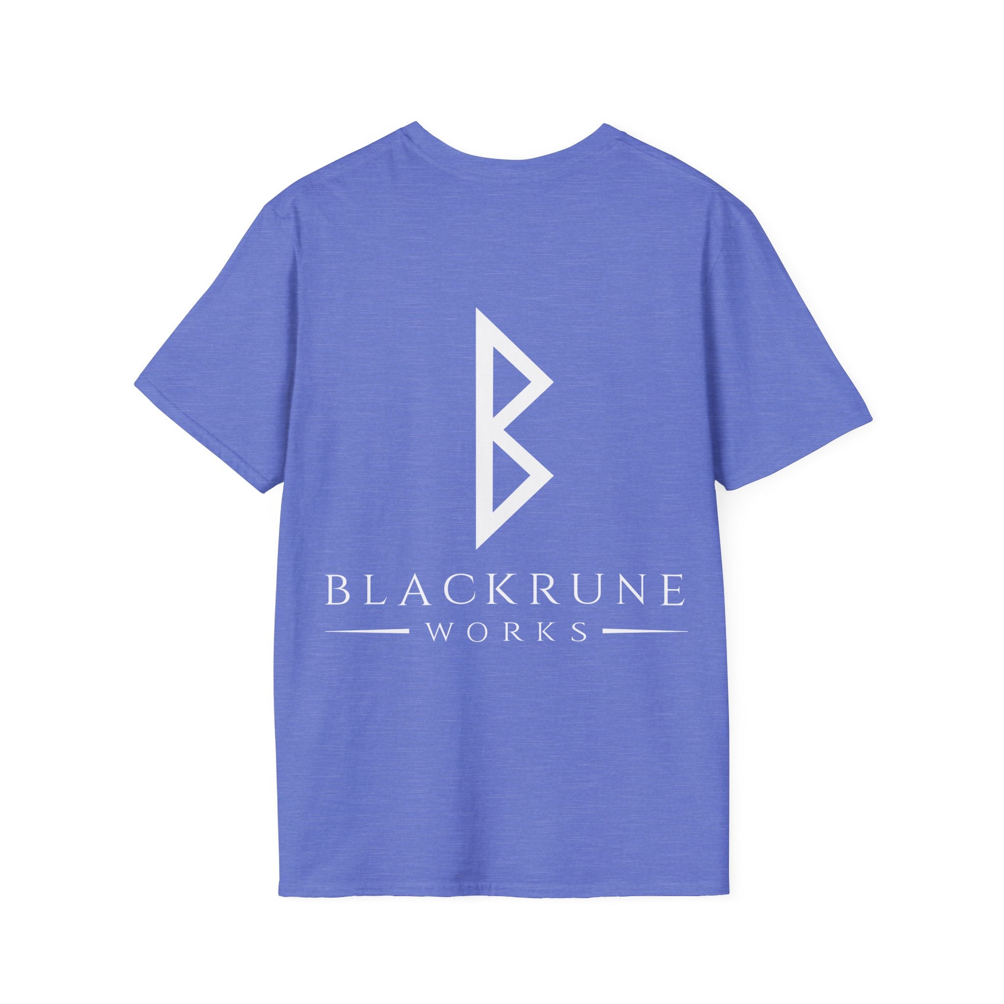 Black Rune Works Logo TShirt Back Large Logo