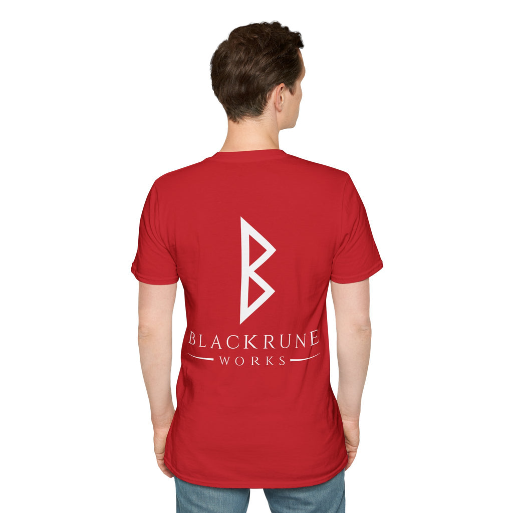 Black Rune Works Logo TShirt Back Large Logo