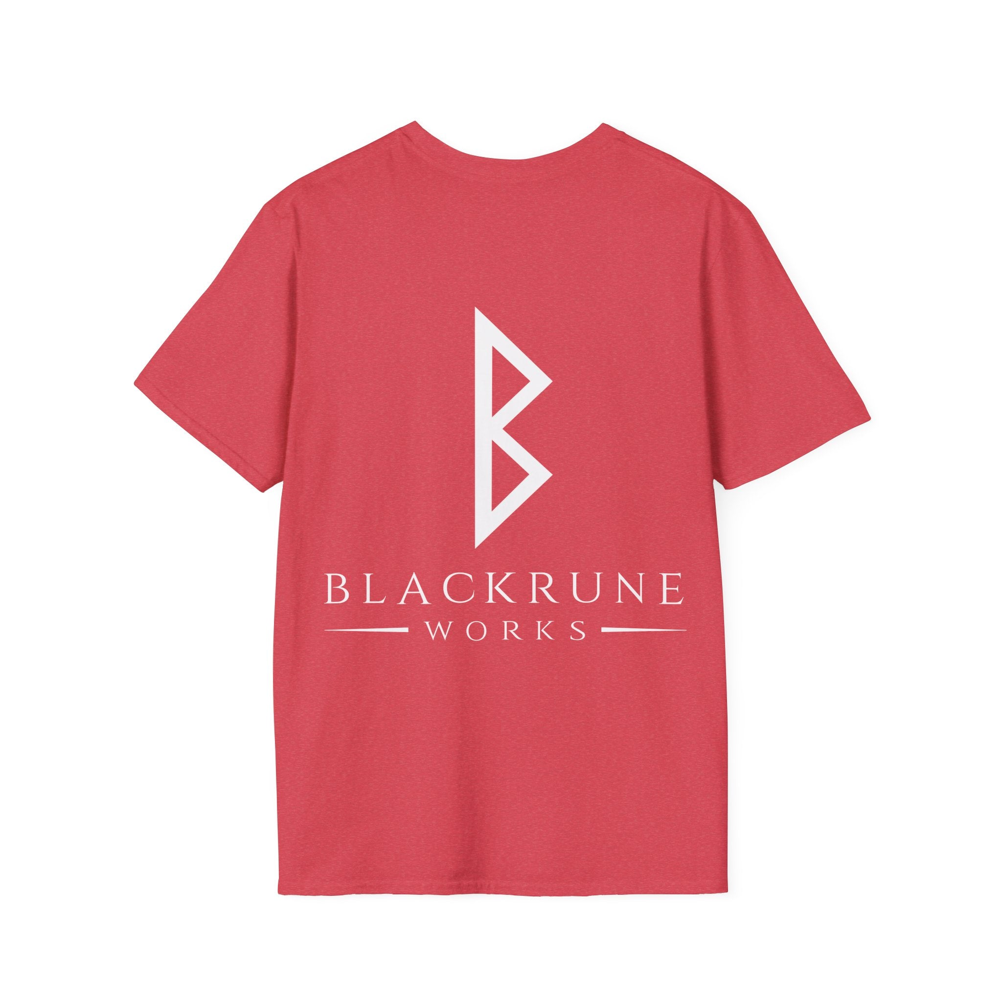 Black Rune Works Logo TShirt Back Large Logo