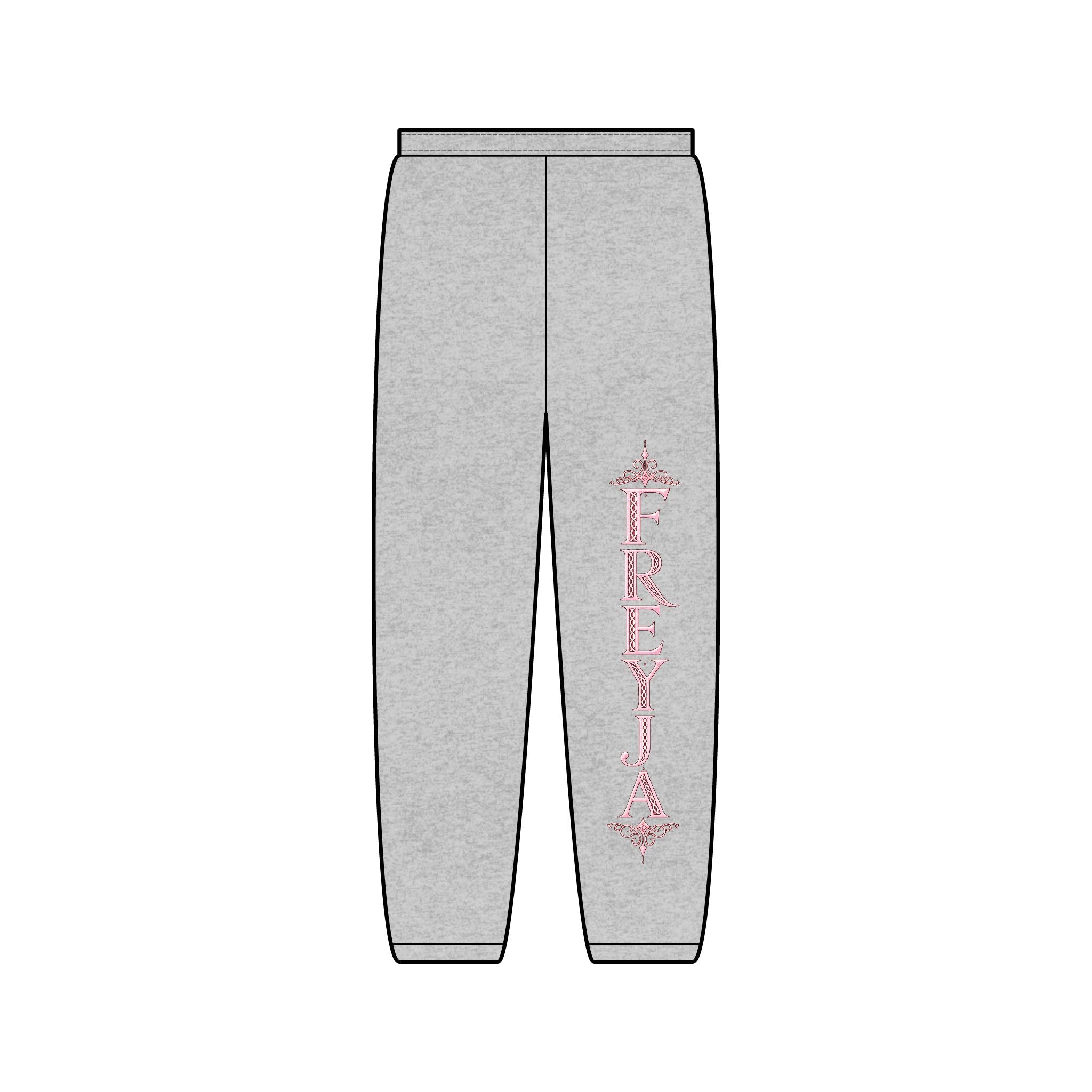 Freya Vertical Logo Sweatpants Pink