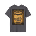 ODIN'S RULES™ No. 9 | Learn From Every Failure | Viking Scroll Graphic T-Shirt | Black Rune Works