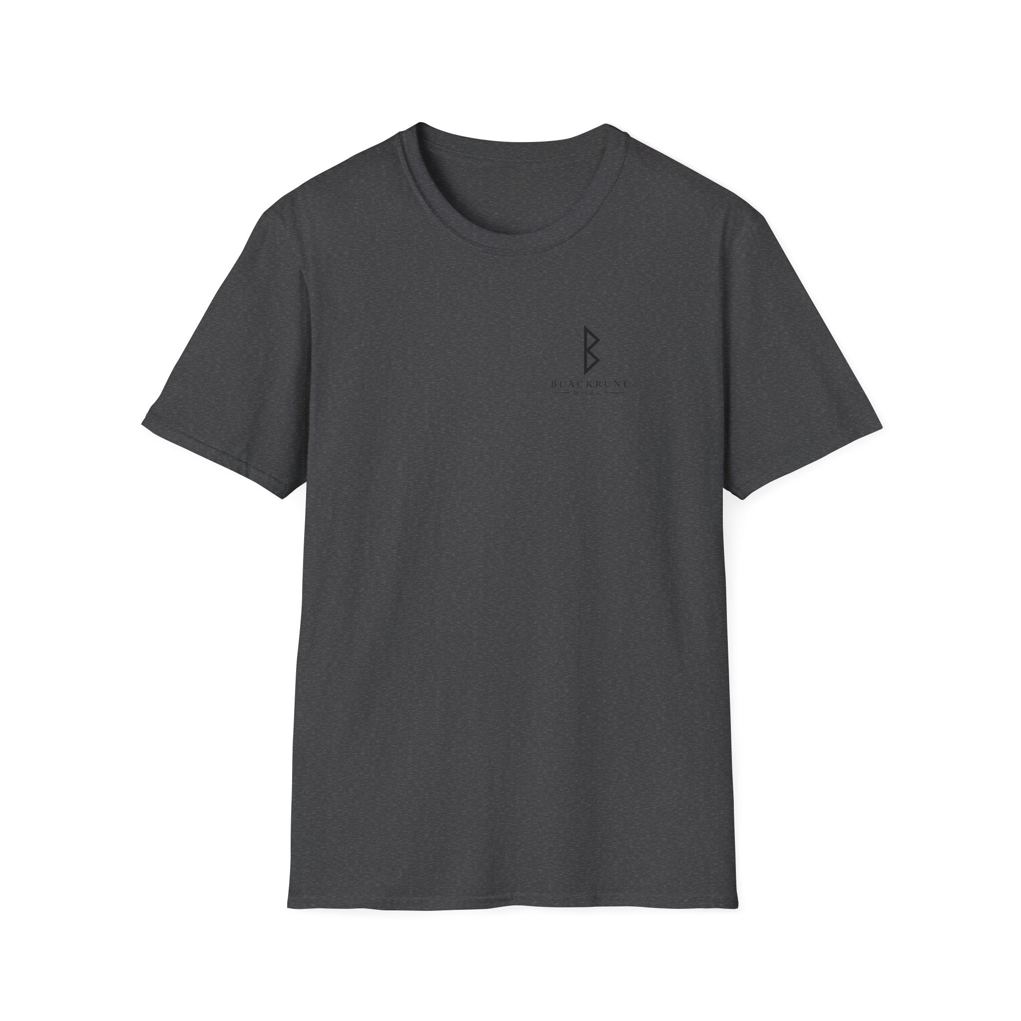 ODIN'S RULES™ No. 7 | Honor Your Family | Viking Scroll Graphic T-Shirt | Black Rune Works