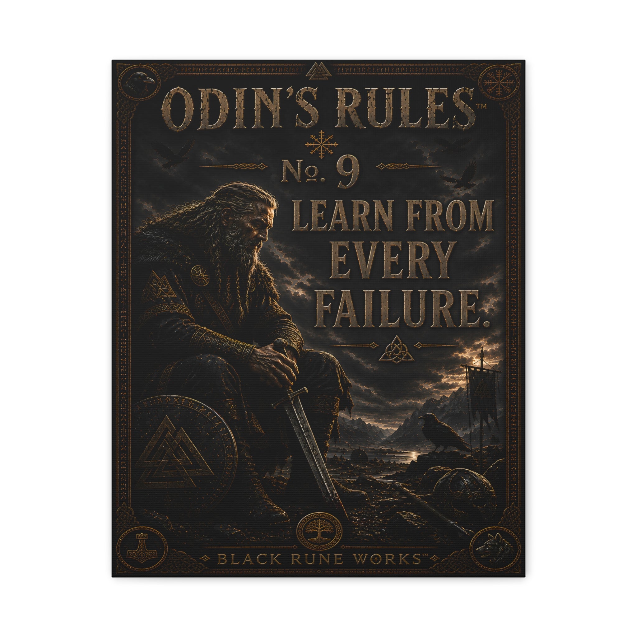 ODIN'S RULES™ No. 9 – Learn From Every Failure Canvas