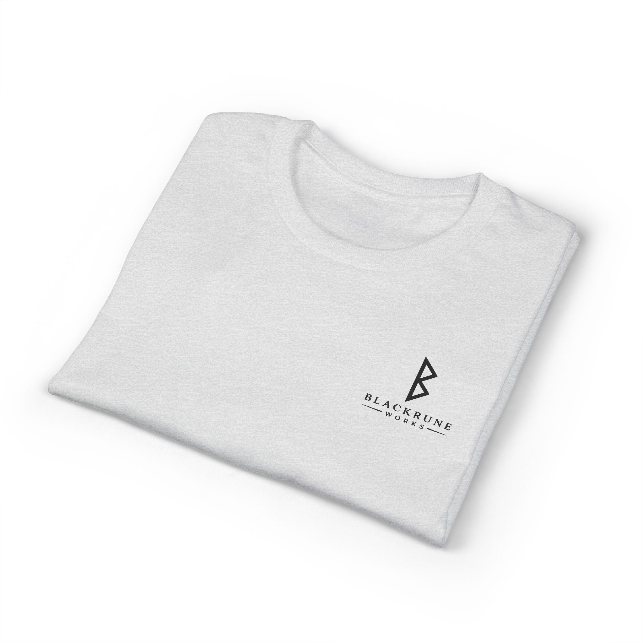 Black Rune Works Signature DryBlend T-Shirt Front Logo