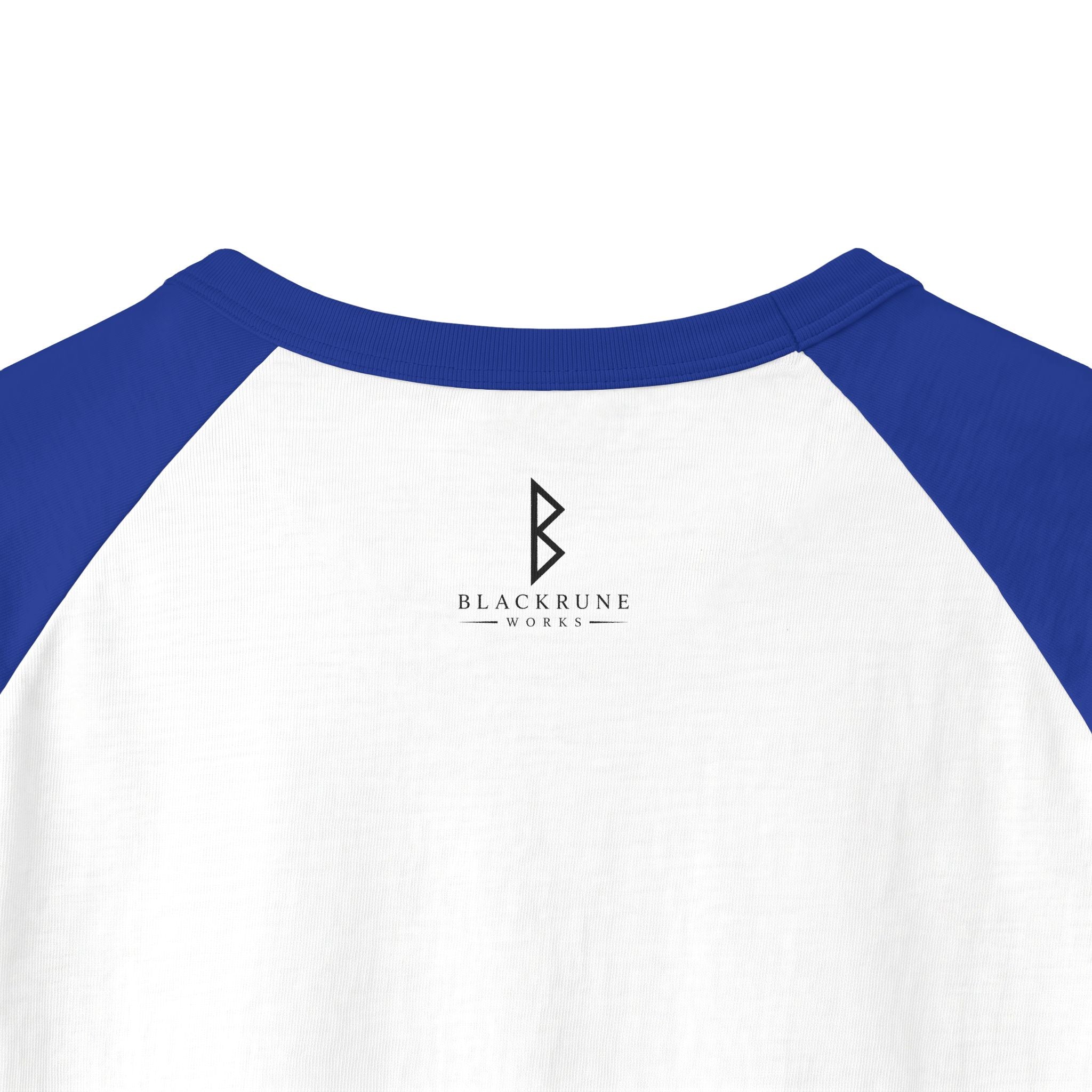 Aurora Eternal Love Rune Raglan Shirt | Norse Viking 3/4 Sleeve | Black Rune Works