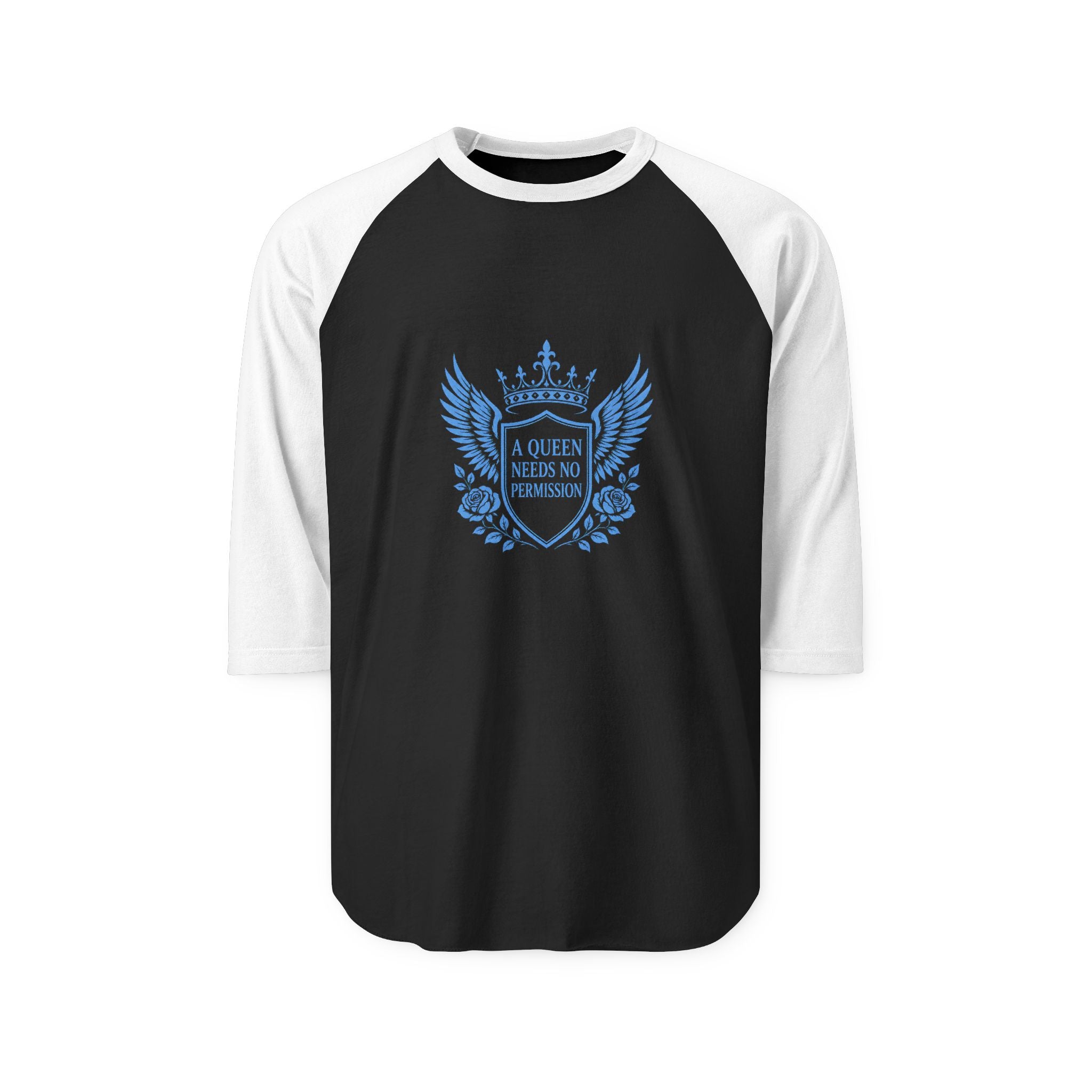 FREYJA™ A  Queen Needs No Permission  | Norse Goddess Inspired Women's Shirt | Black Rune Works
