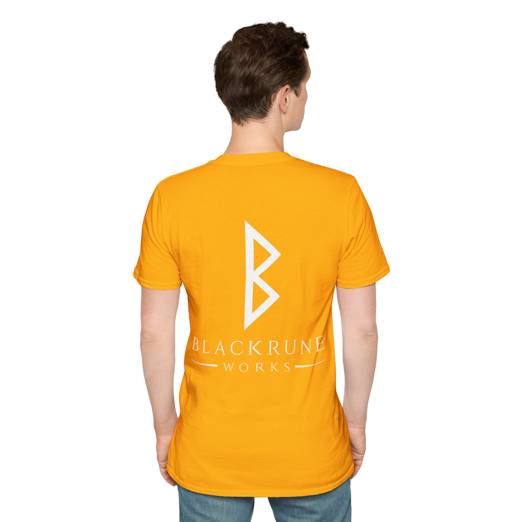 Black Rune Works Logo TShirt Back Large Logo