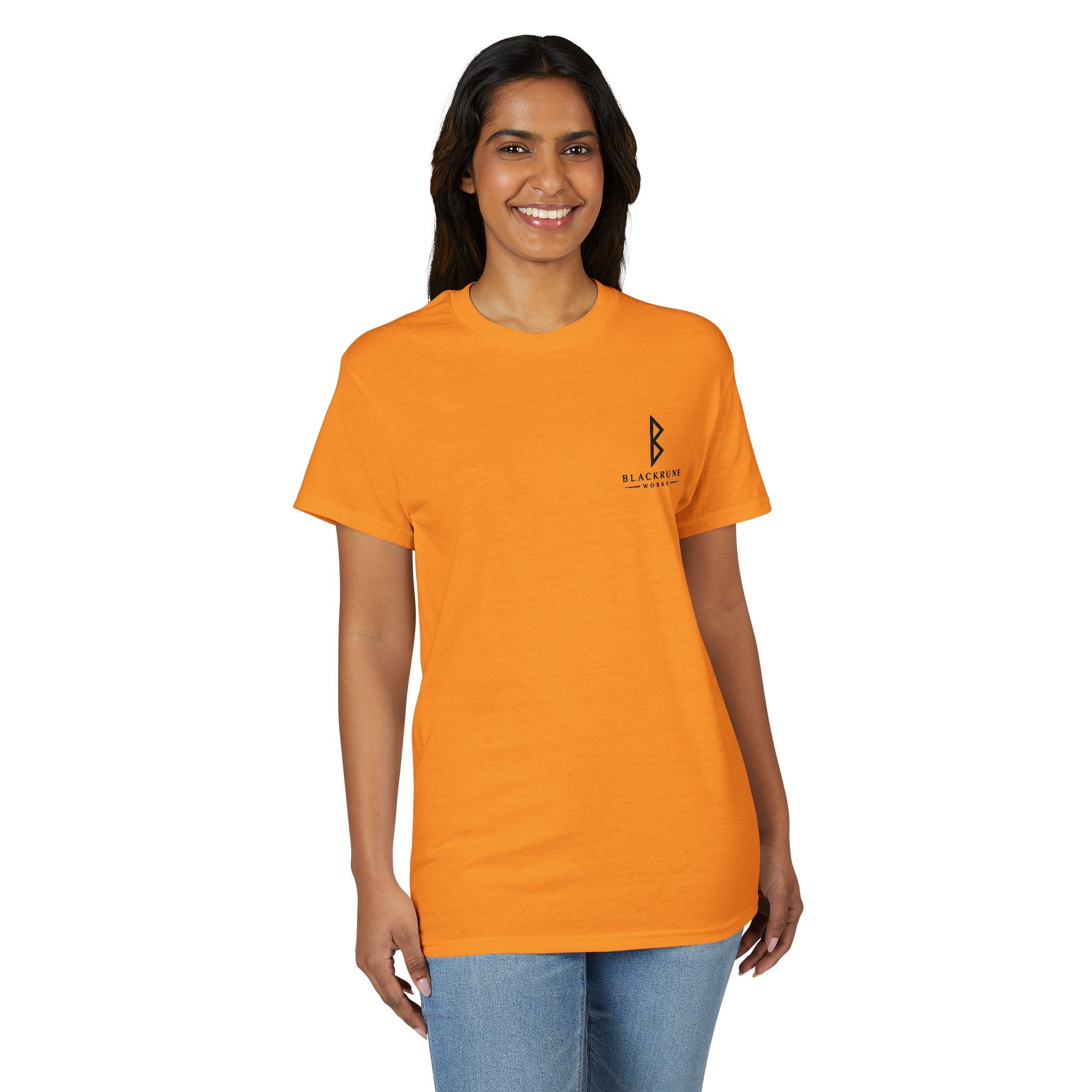 Black Rune Works Signature DryBlend T-Shirt Front Logo