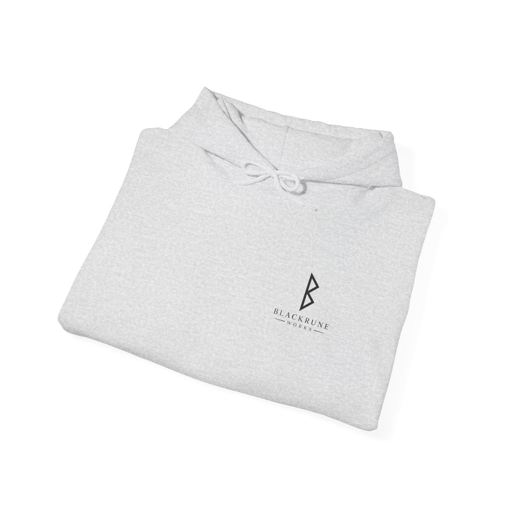 Odin's Rules™ Rule #2 | Speak Less, Observe More | Viking Norse Warrior Hoodie | Black Rune Works