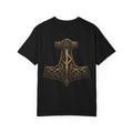 Black Rune Works Bronze Mjölnir Tee | Norse Hammer Rune Shirt