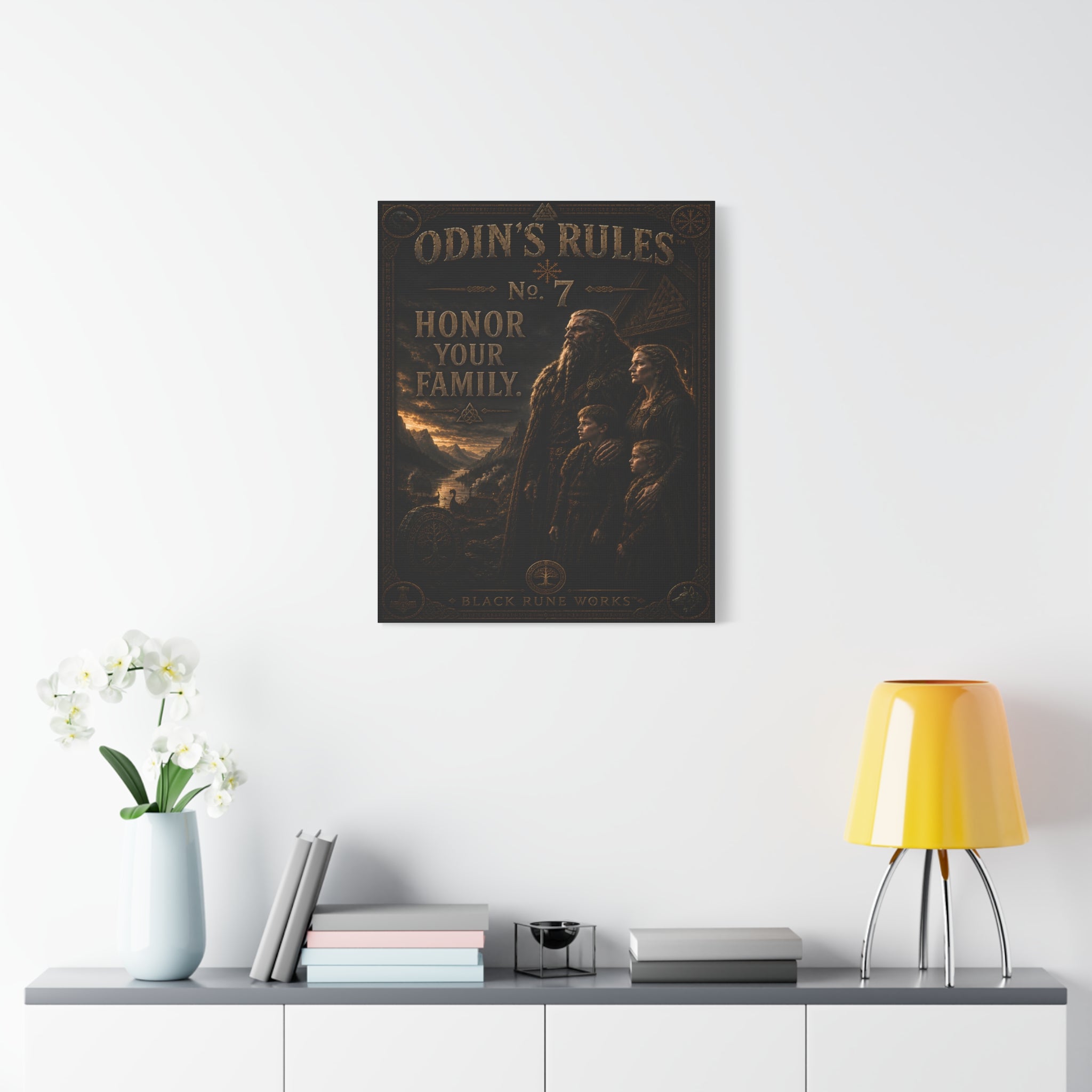 ODIN'S RULES™ No. 7 – Honor Your Family Canvas