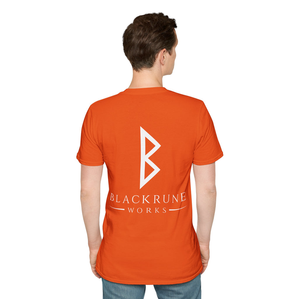 Black Rune Works Logo TShirt Back Large Logo