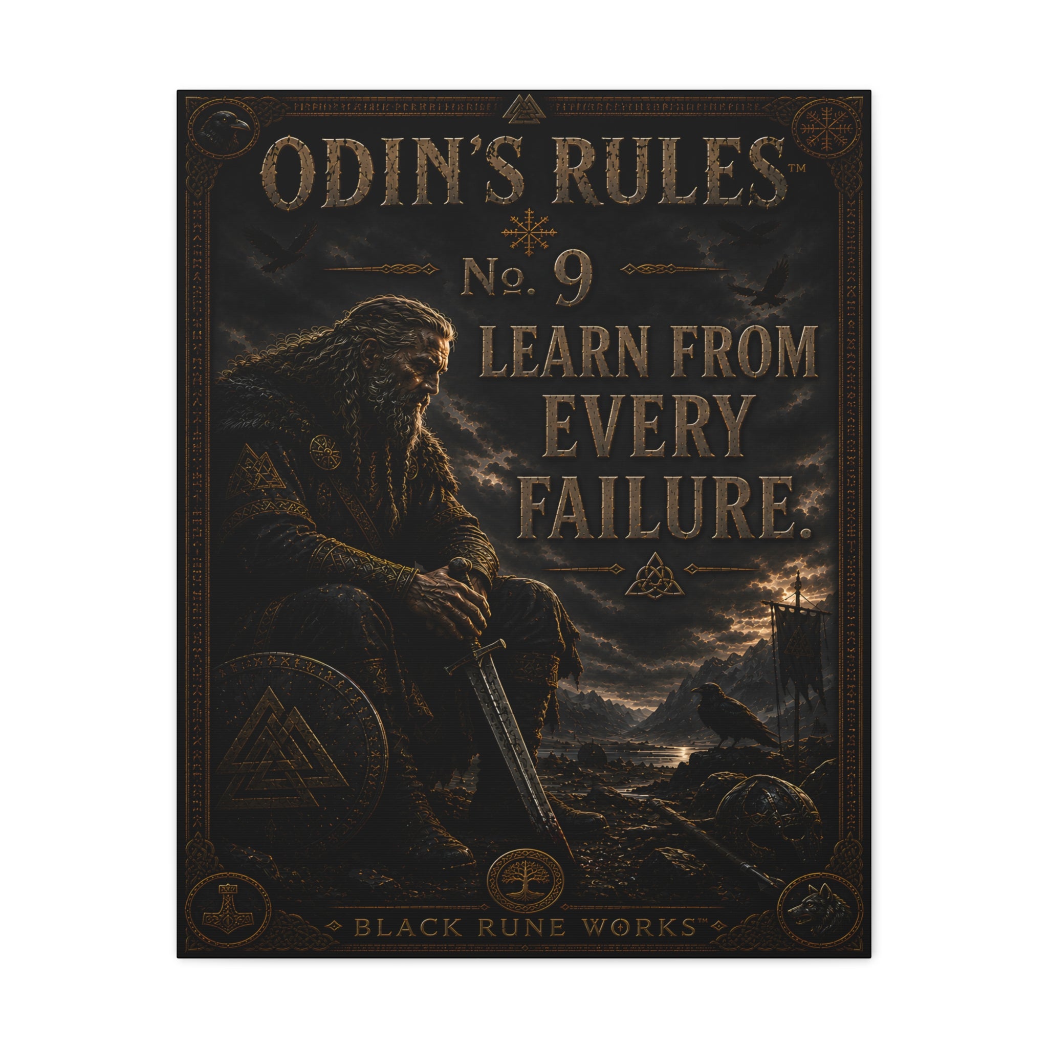 ODIN'S RULES™ No. 9 – Learn From Every Failure Canvas
