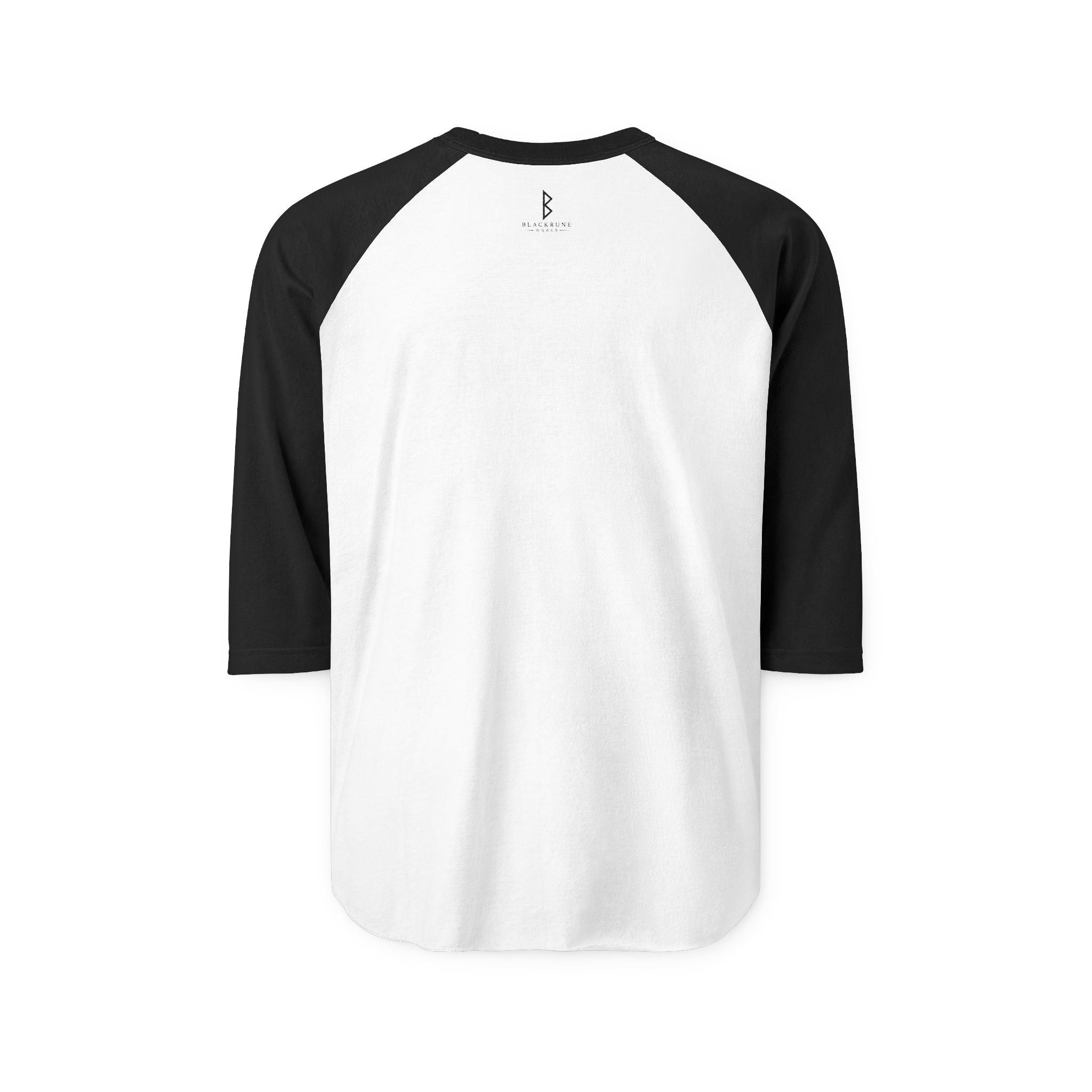 Aurora Eternal Love Rune Raglan Shirt | Norse Viking 3/4 Sleeve | Black Rune Works