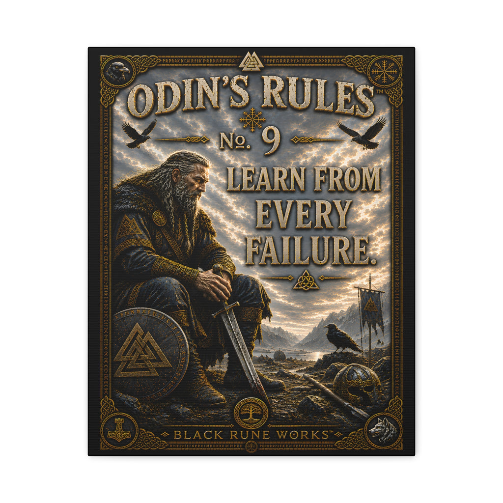 ODIN'S RULES™ No. 9 – Learn From Every Failure Canvas