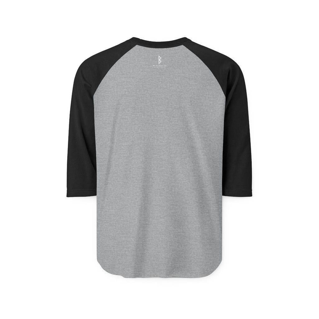 Aurora Eternal Love Rune Raglan Shirt | Norse Viking 3/4 Sleeve | Black Rune Works