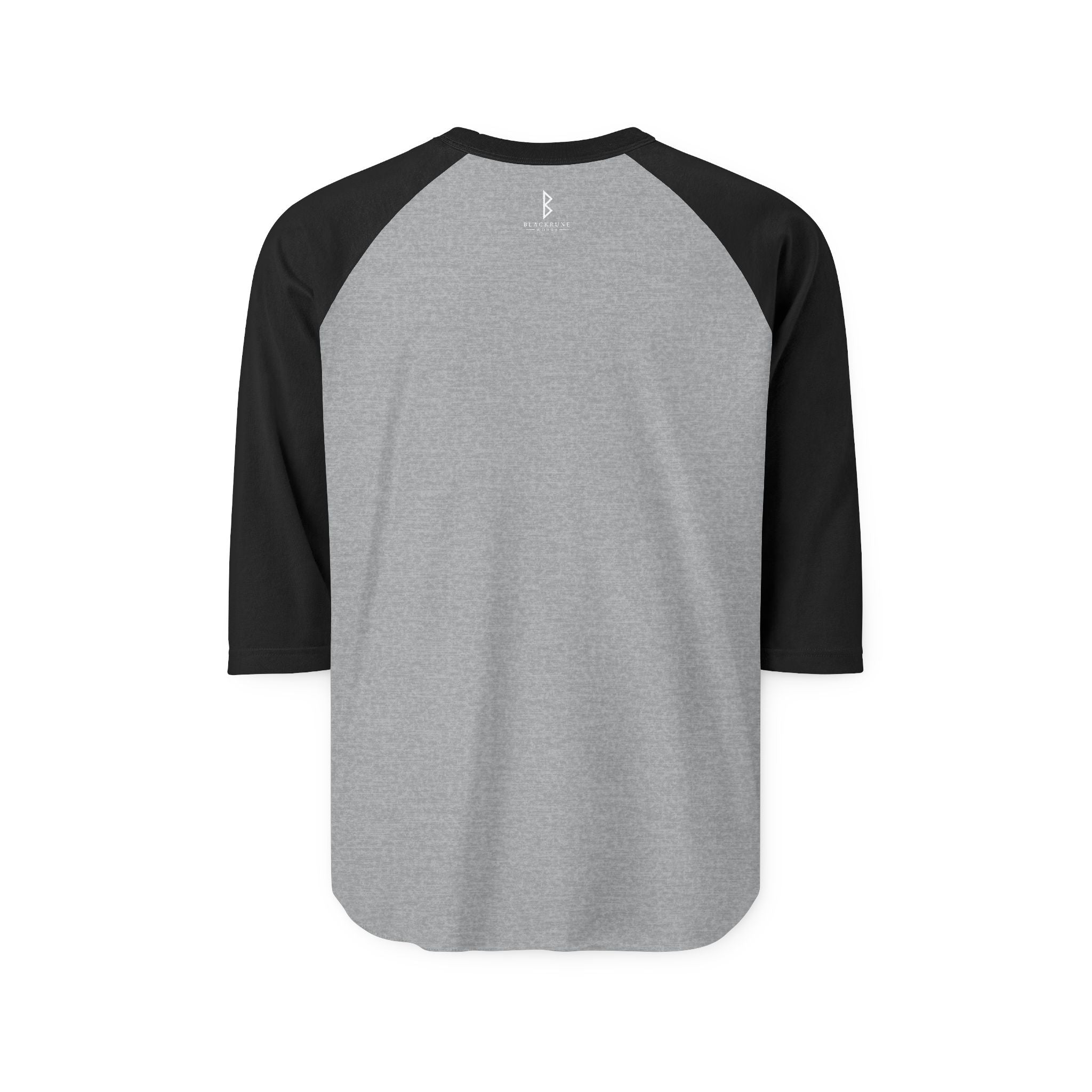 Aurora Eternal Love Rune Raglan Shirt | Norse Viking 3/4 Sleeve | Black Rune Works
