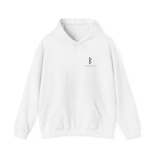 ODIN'S RULES™ No. 1 | Seek Wisdom Relentlessly | Viking Scroll Graphic Hoodie | Black Rune Works