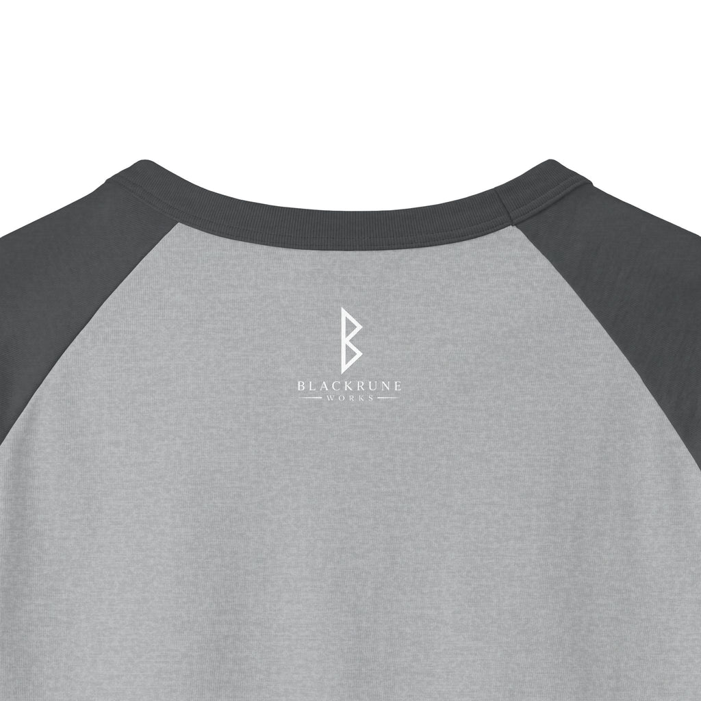 Aurora Eternal Love Rune Raglan Shirt | Norse Viking 3/4 Sleeve | Black Rune Works