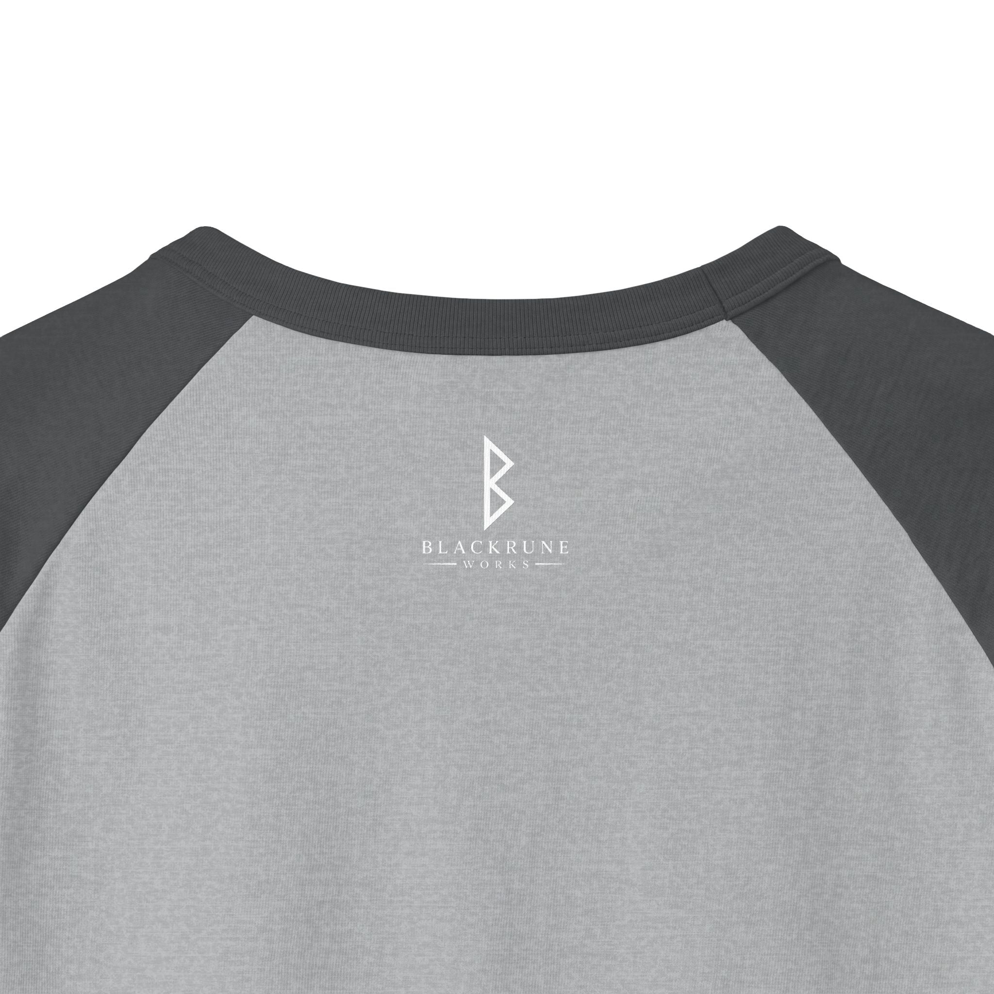 Aurora Eternal Love Rune Raglan Shirt | Norse Viking 3/4 Sleeve | Black Rune Works
