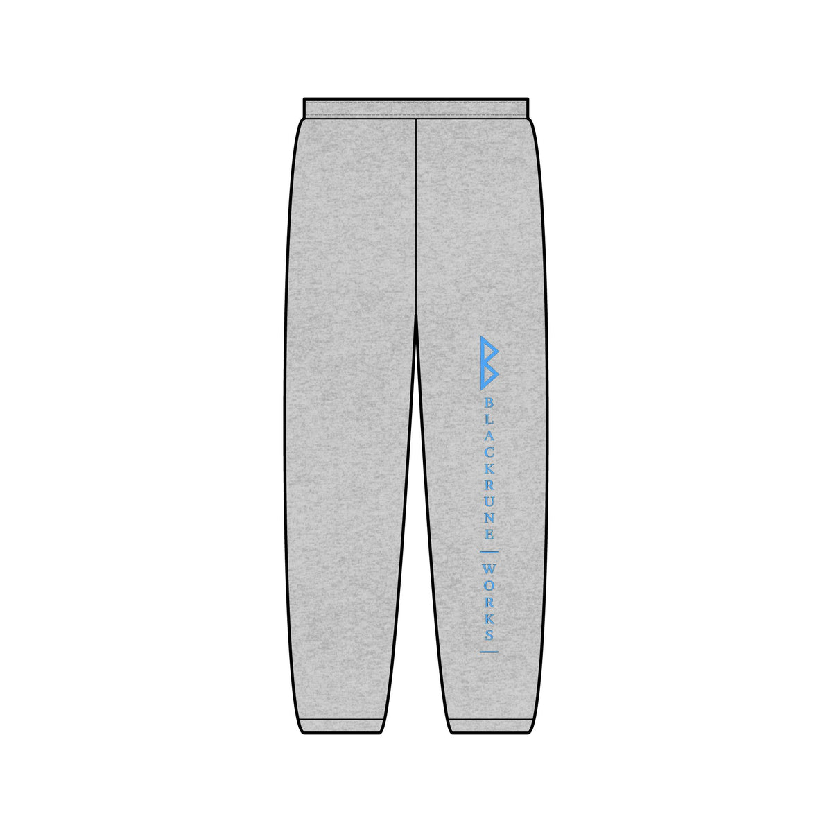 Blue Vertical Logo Joggers