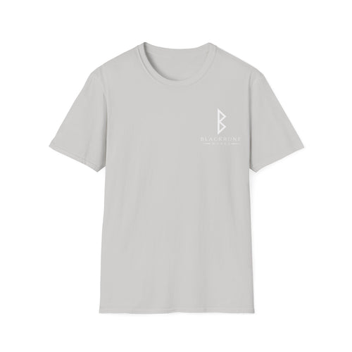 Black Rune Works Logo TShirt Front Small Logo
