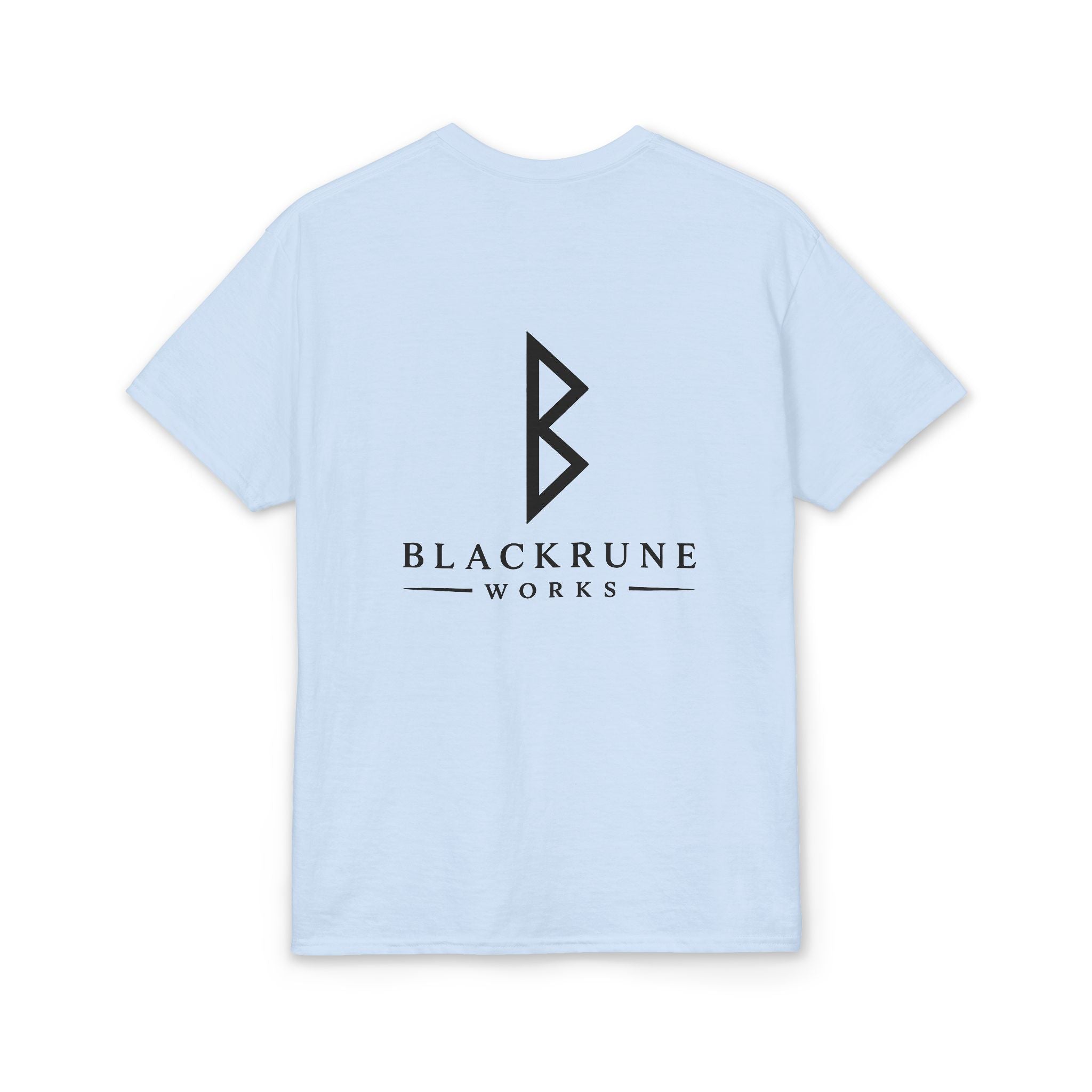 Black Rune Works Signature DryBlend T-Shirt  Back Logo