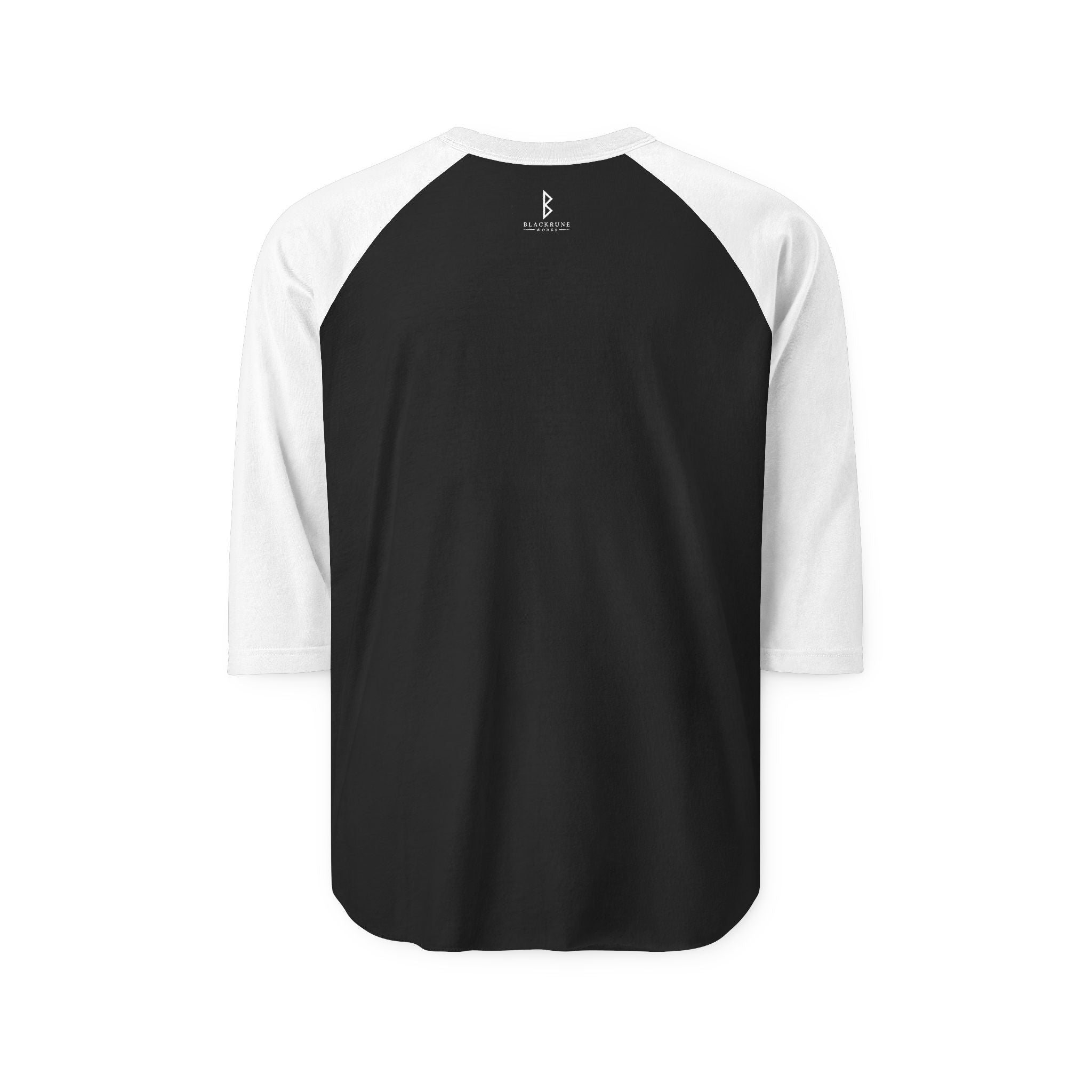 Aurora Eternal Love Rune Raglan Shirt | Norse Viking 3/4 Sleeve | Black Rune Works