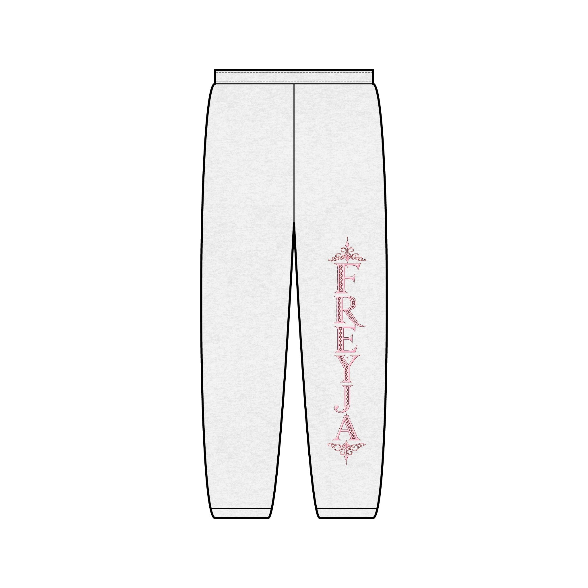 Freya Vertical Logo Sweatpants Pink