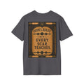 ODIN'S RULES™ No. 26 | Every Scar Teaches | Viking Scroll Graphic T-Shirt | Black Rune Works