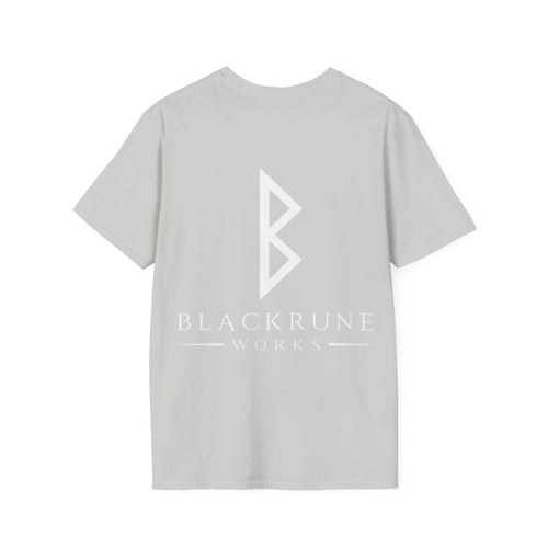 Black Rune Works Logo TShirt Back Large Logo