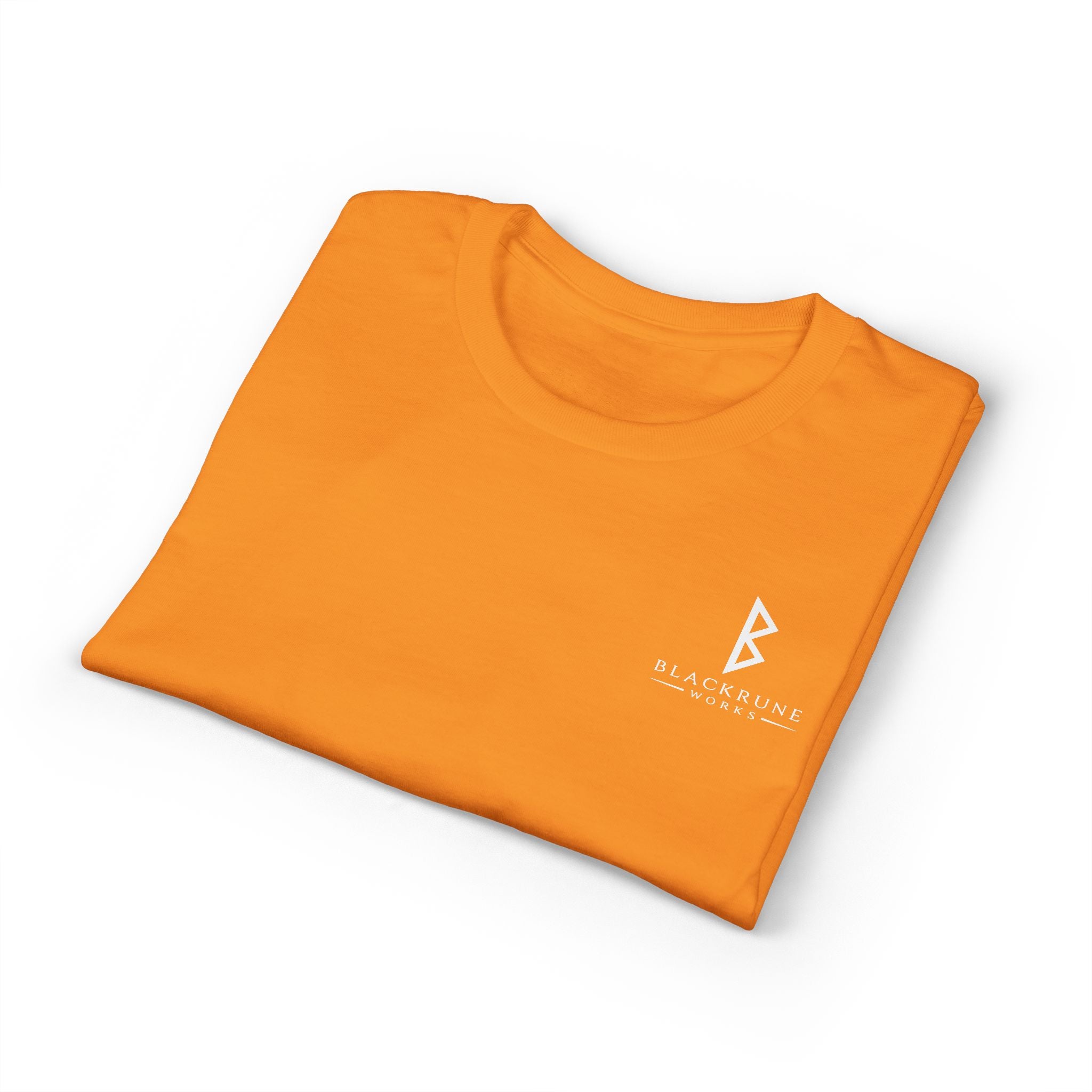 Black Rune Works Signature DryBlend T-Shirt Front and Back Logo