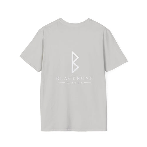 Black Rune Works Logo TShirt White