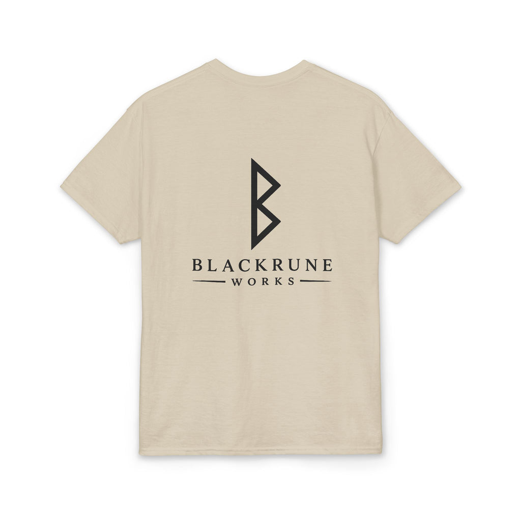 Black Rune Works Signature DryBlend T-Shirt  Back Logo