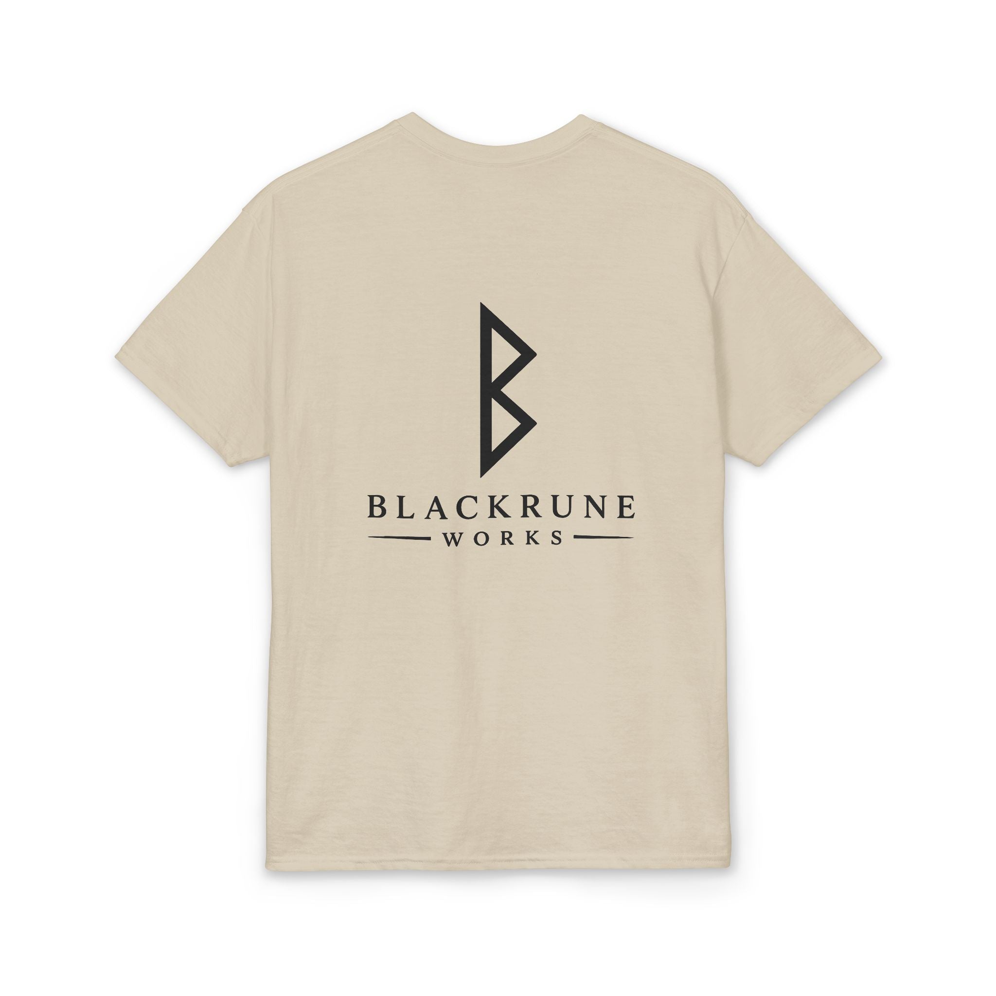 Black Rune Works Signature DryBlend T-Shirt  Back Logo