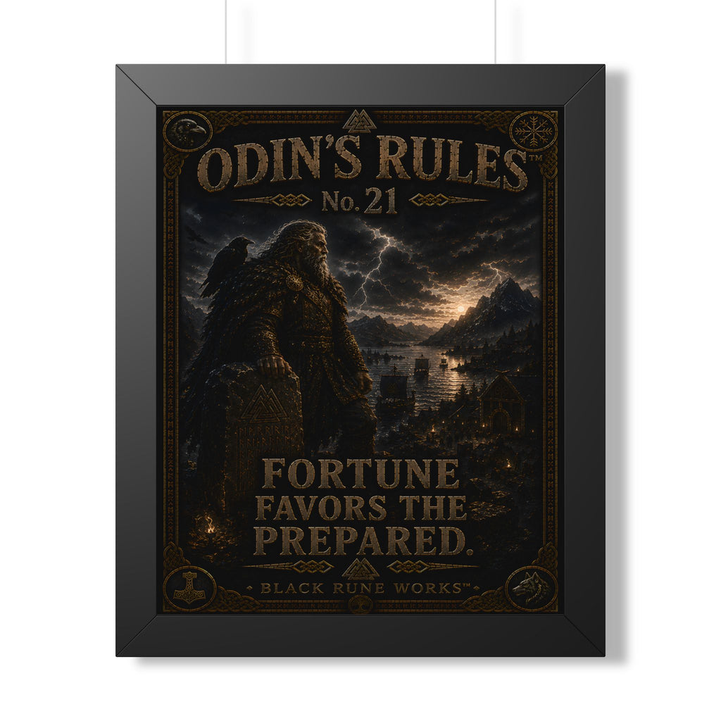 ODIN'S RULES™ No. 21 FORTUNE FAVORS THE PREPARED