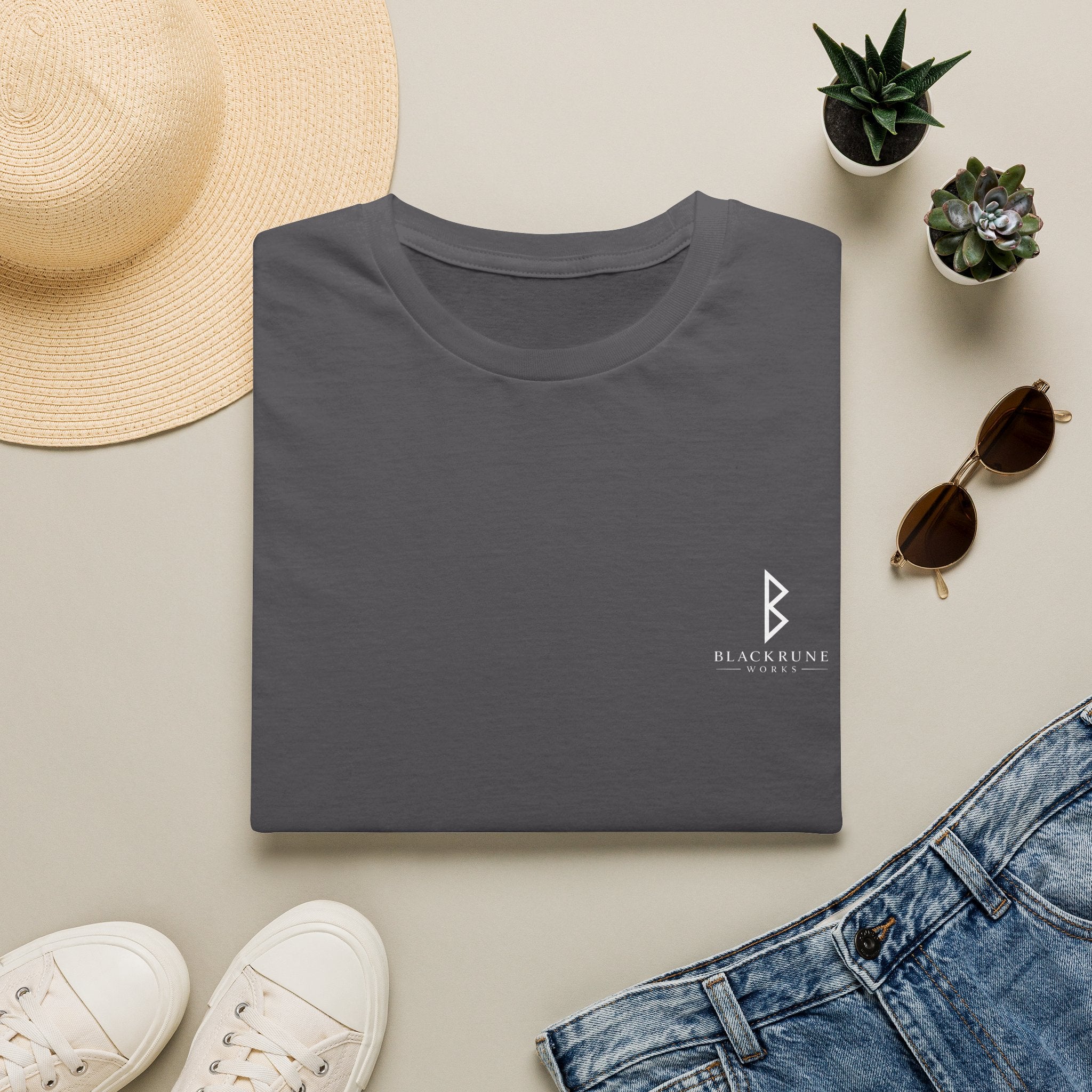 Aurora Eternal Love Rune T-Shirt | Gildan 64000 Softstyle | Norse Viking Shirt | Black Rune Works