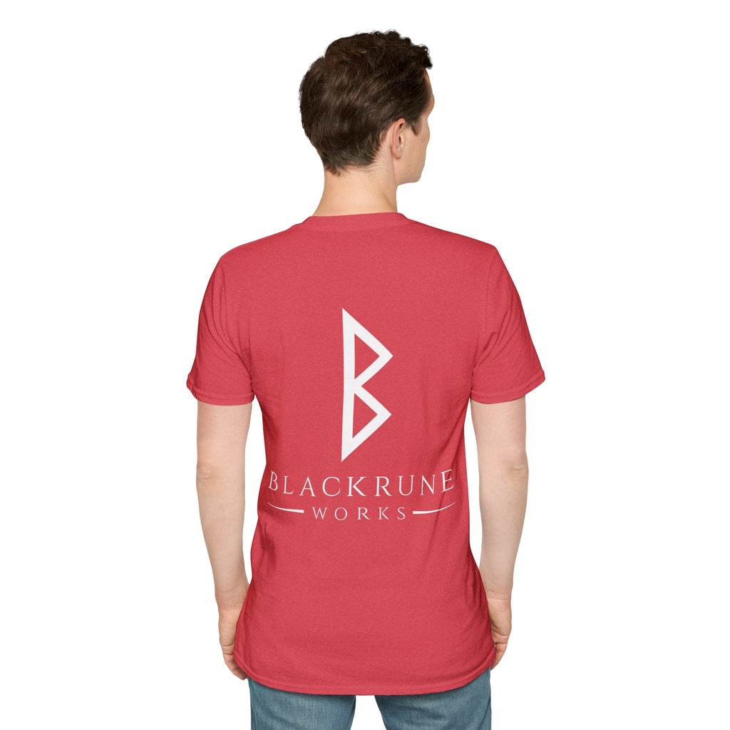 Black Rune Works Logo TShirt Back Large Logo