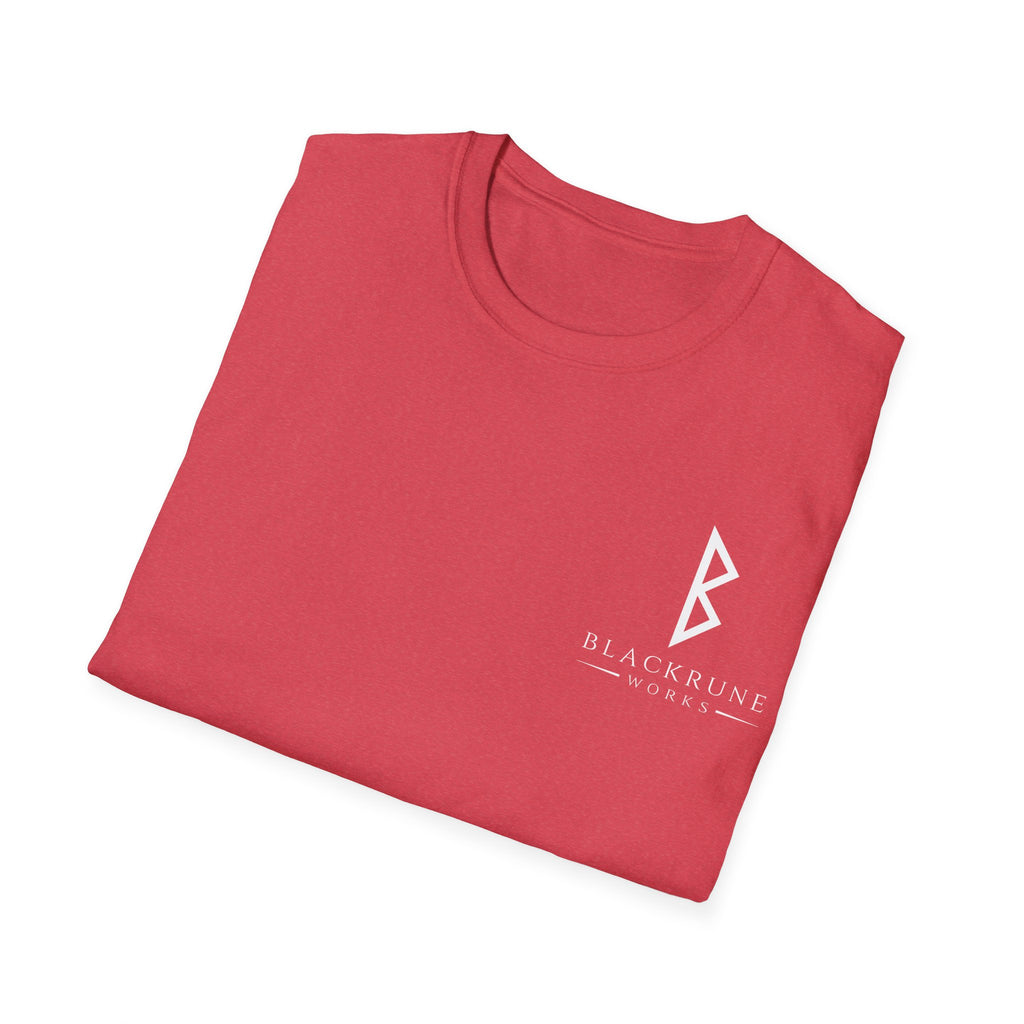 Black Rune Works Logo TShirt Front Small Logo