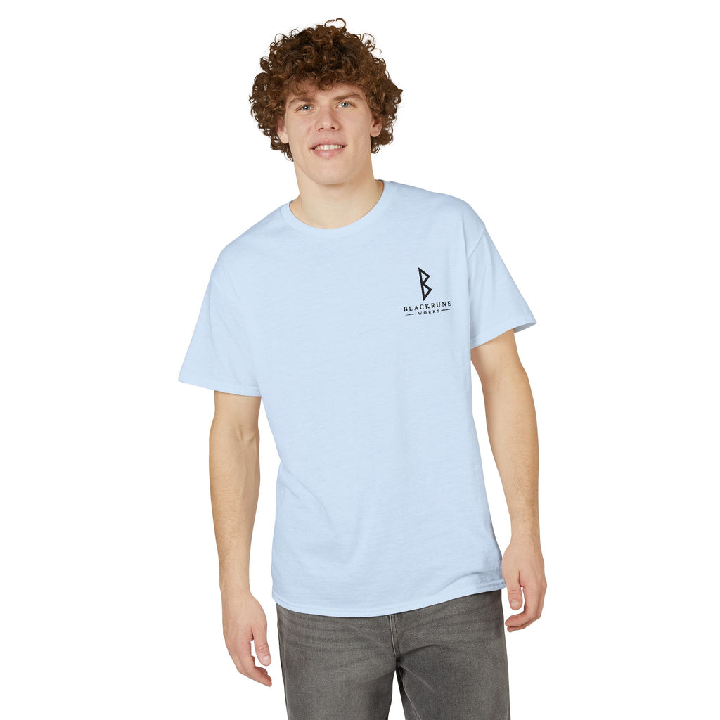 Black Rune Works Signature DryBlend T-Shirt Front Logo