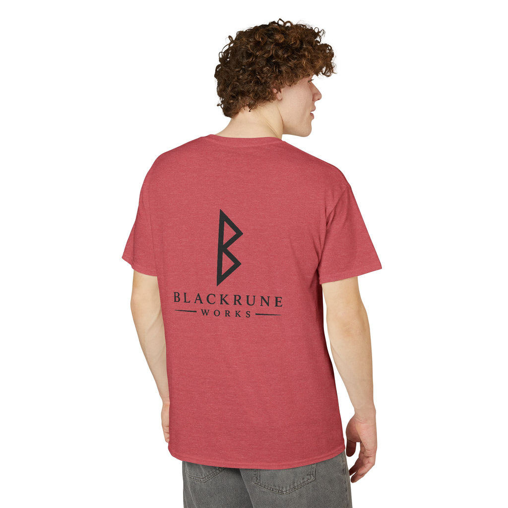 Black Rune Works Signature DryBlend T-Shirt  Back Logo