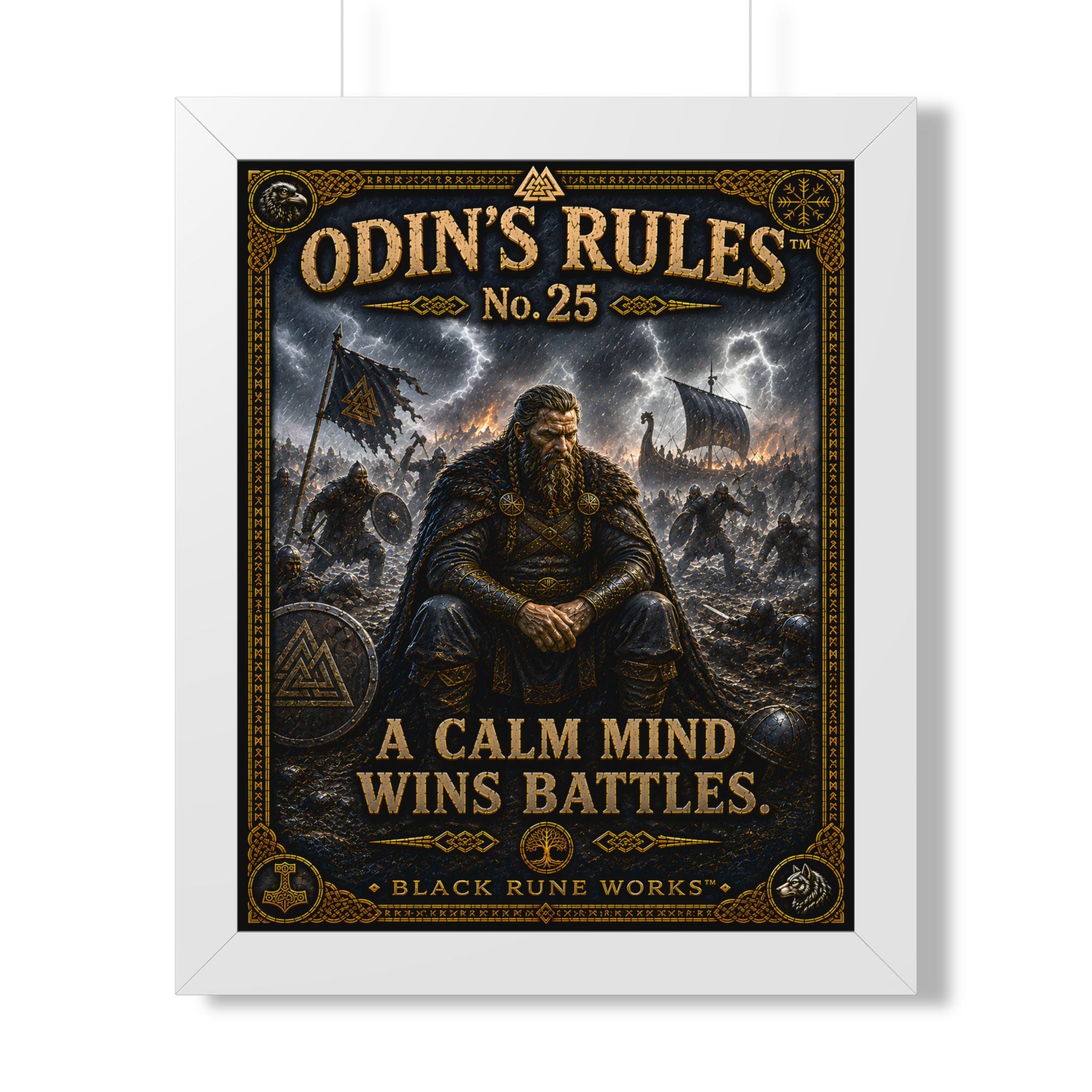 ODIN'S RULES™ No. 25 A CALM MIND WINS BATTLES