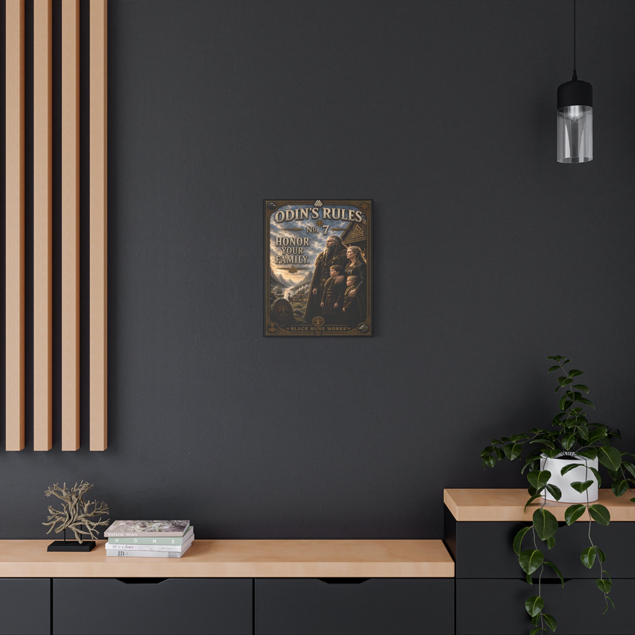 ODIN'S RULES™ No. 7 – Honor Your Family Canvas