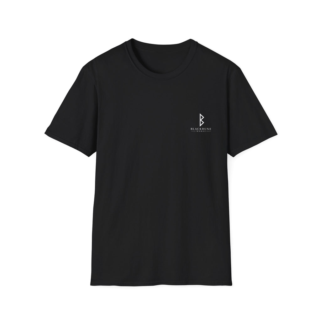 Aurora Eternal Love Rune T-Shirt | Gildan 64000 Softstyle | Norse Viking Shirt | Black Rune Works