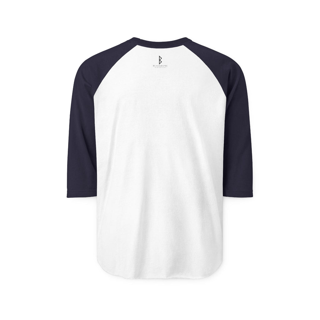 Aurora Eternal Love Rune Raglan Shirt | Norse Viking 3/4 Sleeve | Black Rune Works