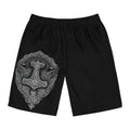 Men’s Black Mjölnir Viking Board Shorts | Black Rune Works