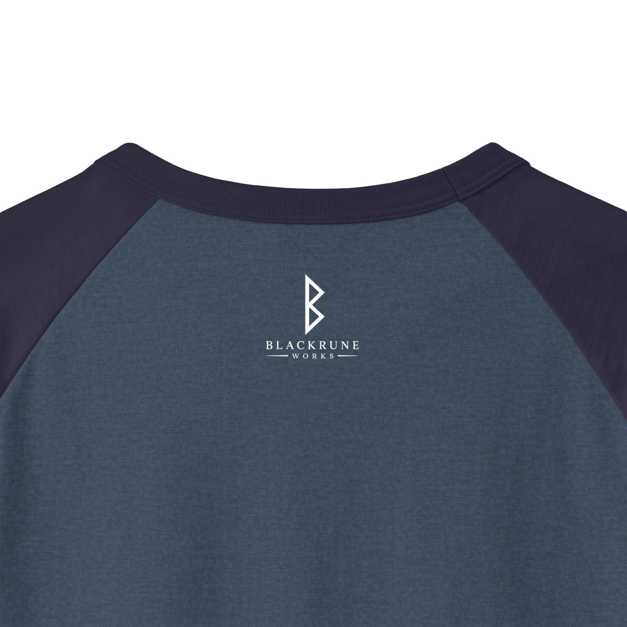 Aurora Eternal Love Rune Raglan Shirt | Norse Viking 3/4 Sleeve | Black Rune Works
